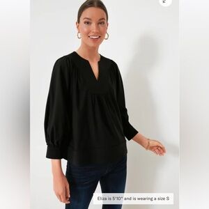Pomader Place Tuckernuck NWT Black Koa Blouse